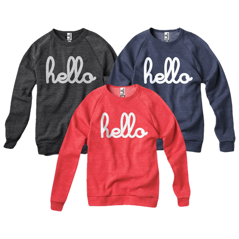 Hello (Adult) Champ Pullovers