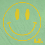 Hello Smiley Green T-Shirt