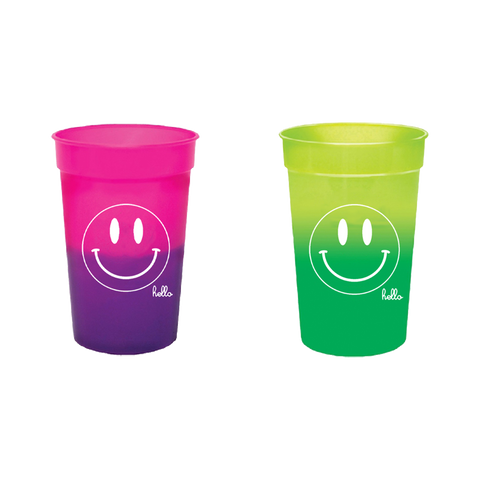 Hello Smiley Cups